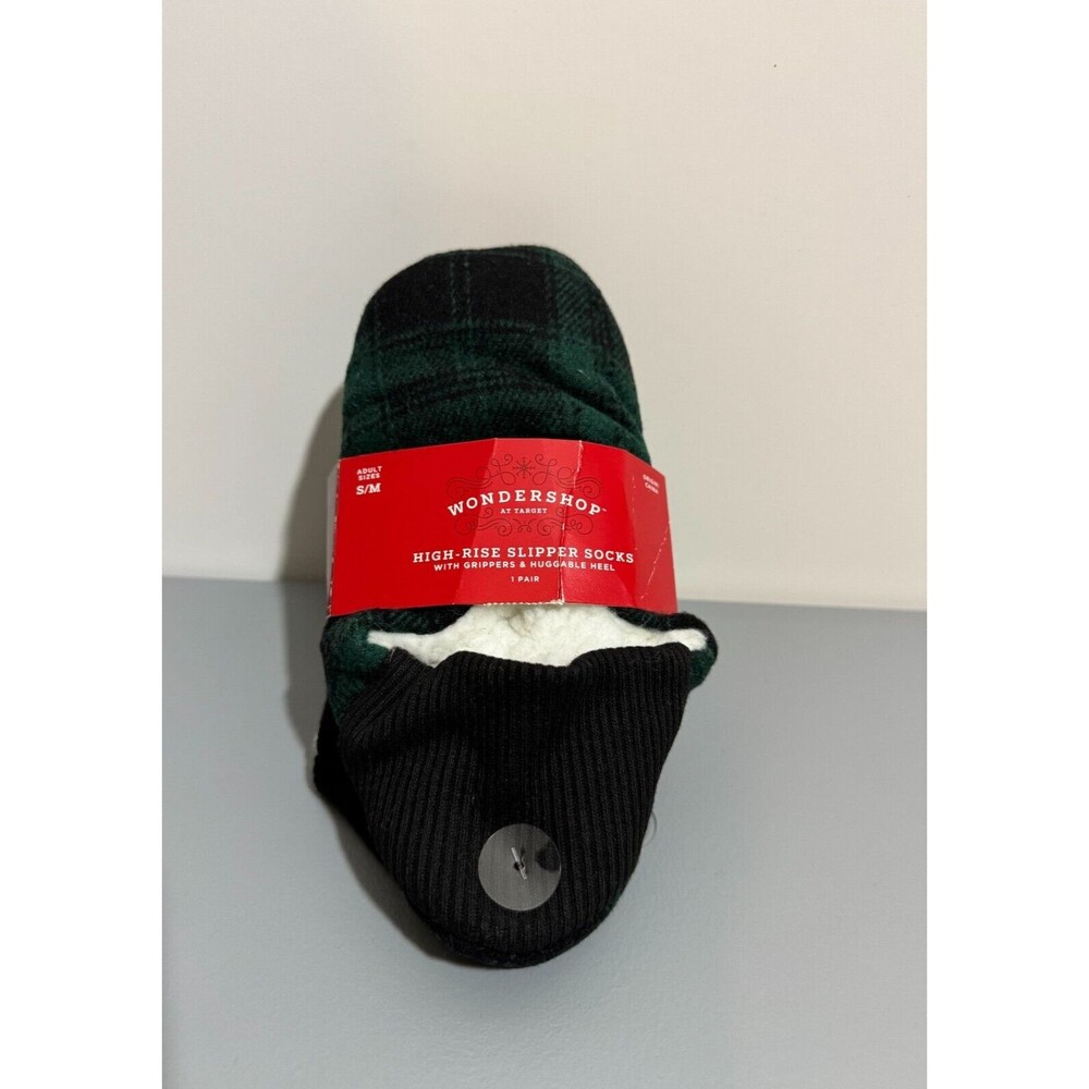 Wondershop Target Women's Slippers Plaid Green Small
